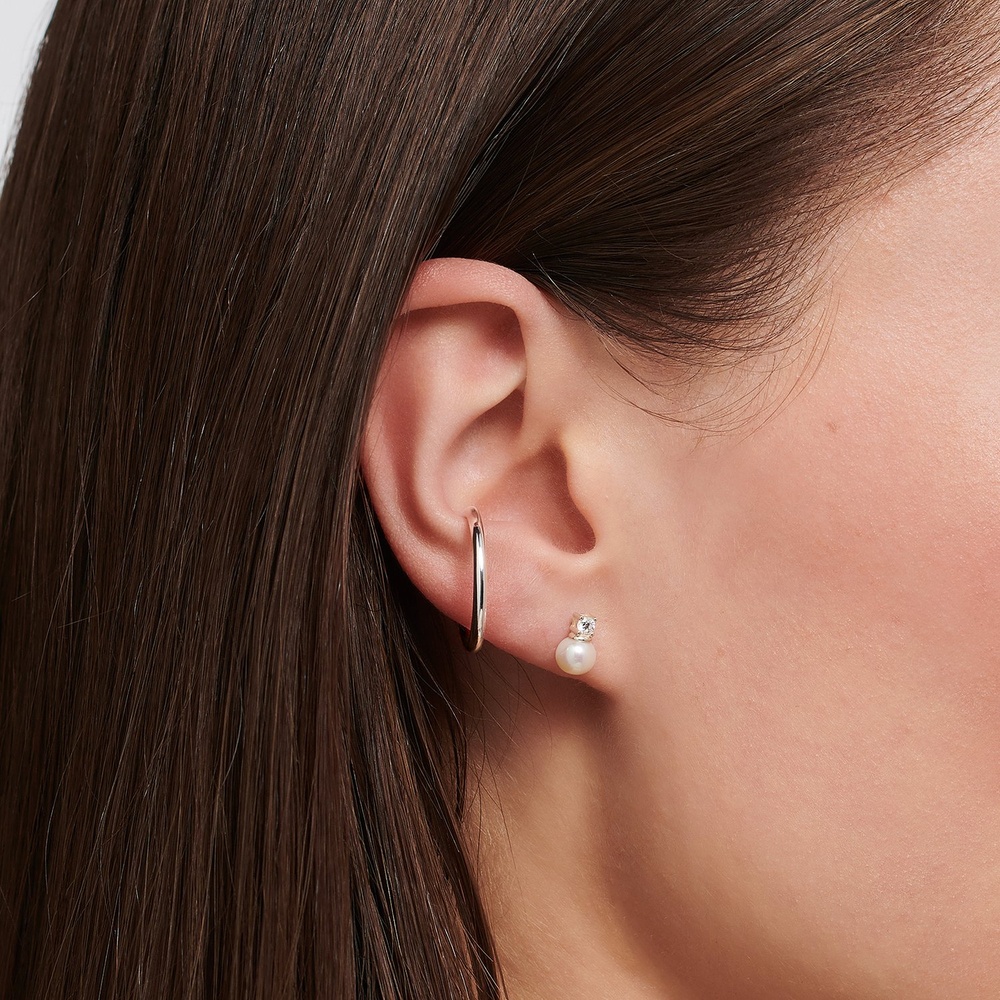 Thomas Sabo Boucle d'oreille unique 925 Argent Boucles d'oreilles