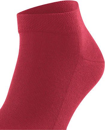 Falke, Serie Sensitive London, Sneakersocken, Baumwolle, kirschrot