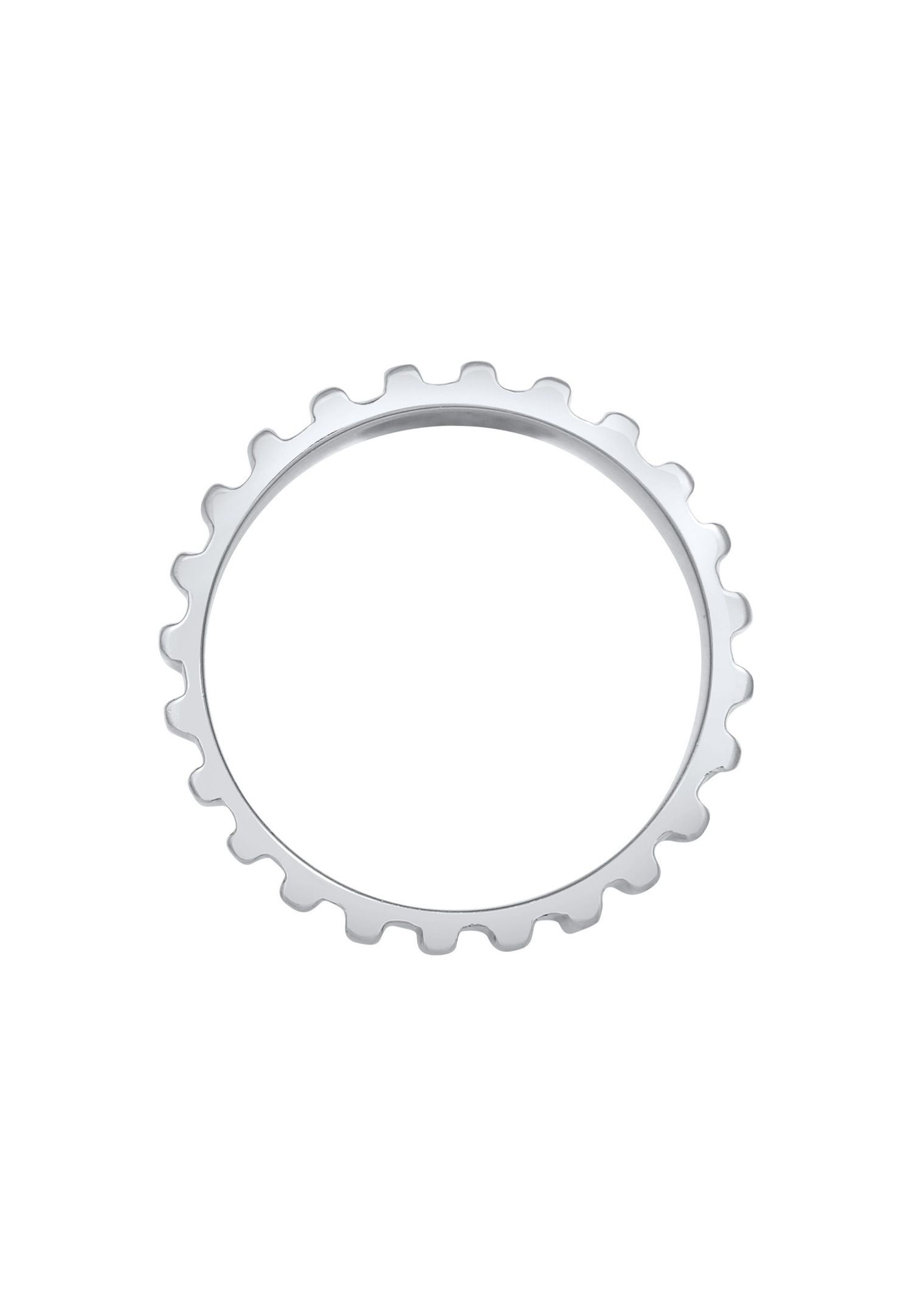 Dámsky prsteň Elli PREMIUM Elli PREMIUM Trendový ryhovaný prsteň zo striebra 925 s ródiom