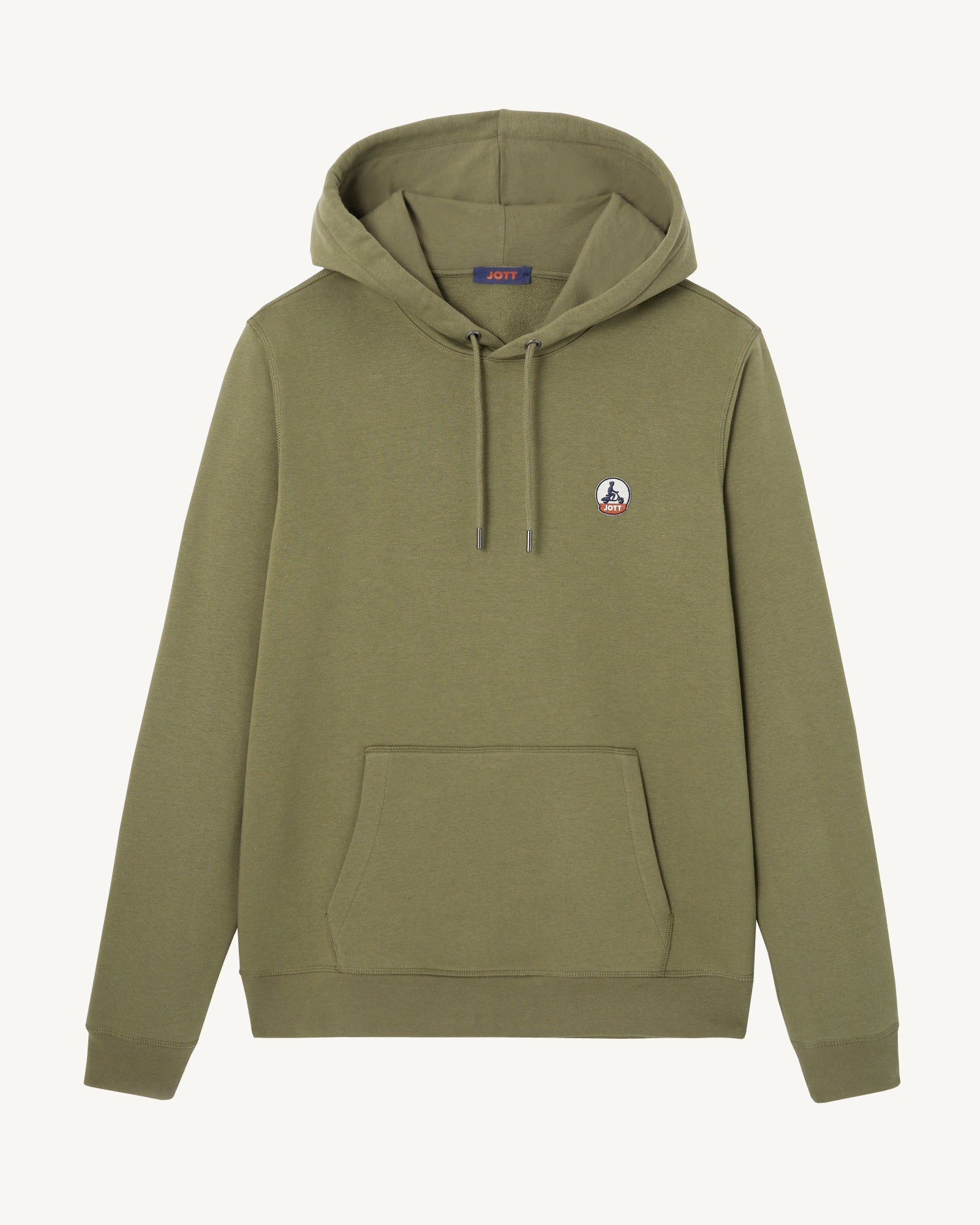 Sweat à capuche homme en coton biologique Army Mataro