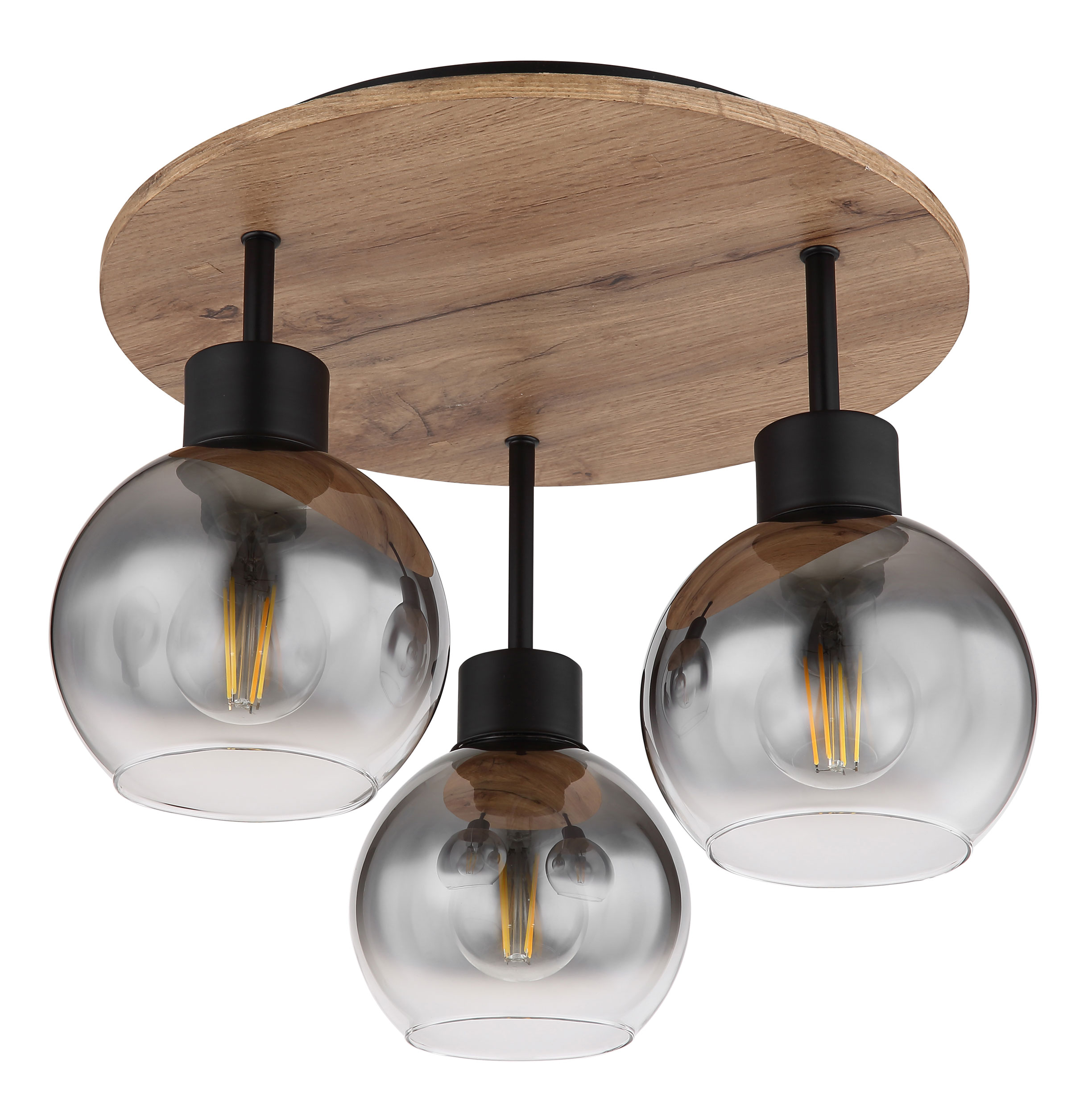 GloboLED-Deckenleuchte 3flg