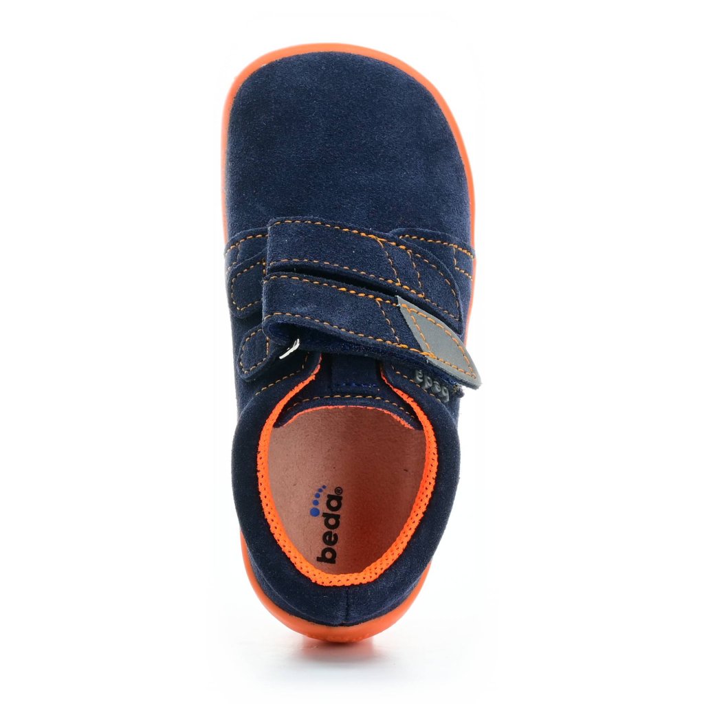 Beda Mandarine Blau Barfuß-Halbschuhe (BF 0001/W/low)