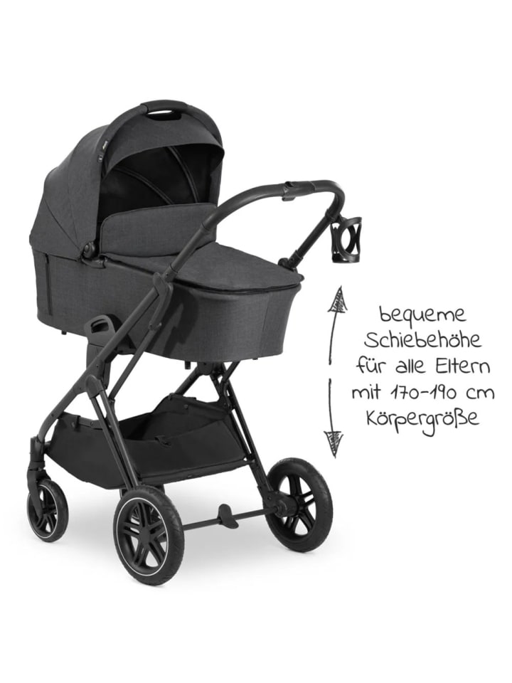 Hauck 4in1 Kinderwagen-Set Vision X Trio Set - inkl. i-Size in schwarz,grau günstig kaufen onesize