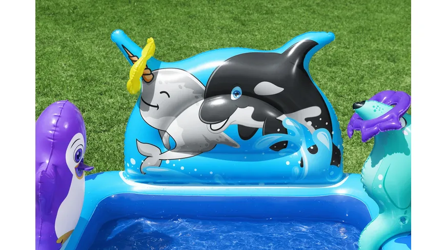 Bestway - Wasserspielcenter Polar Pals,134 x 131 x 73 cm