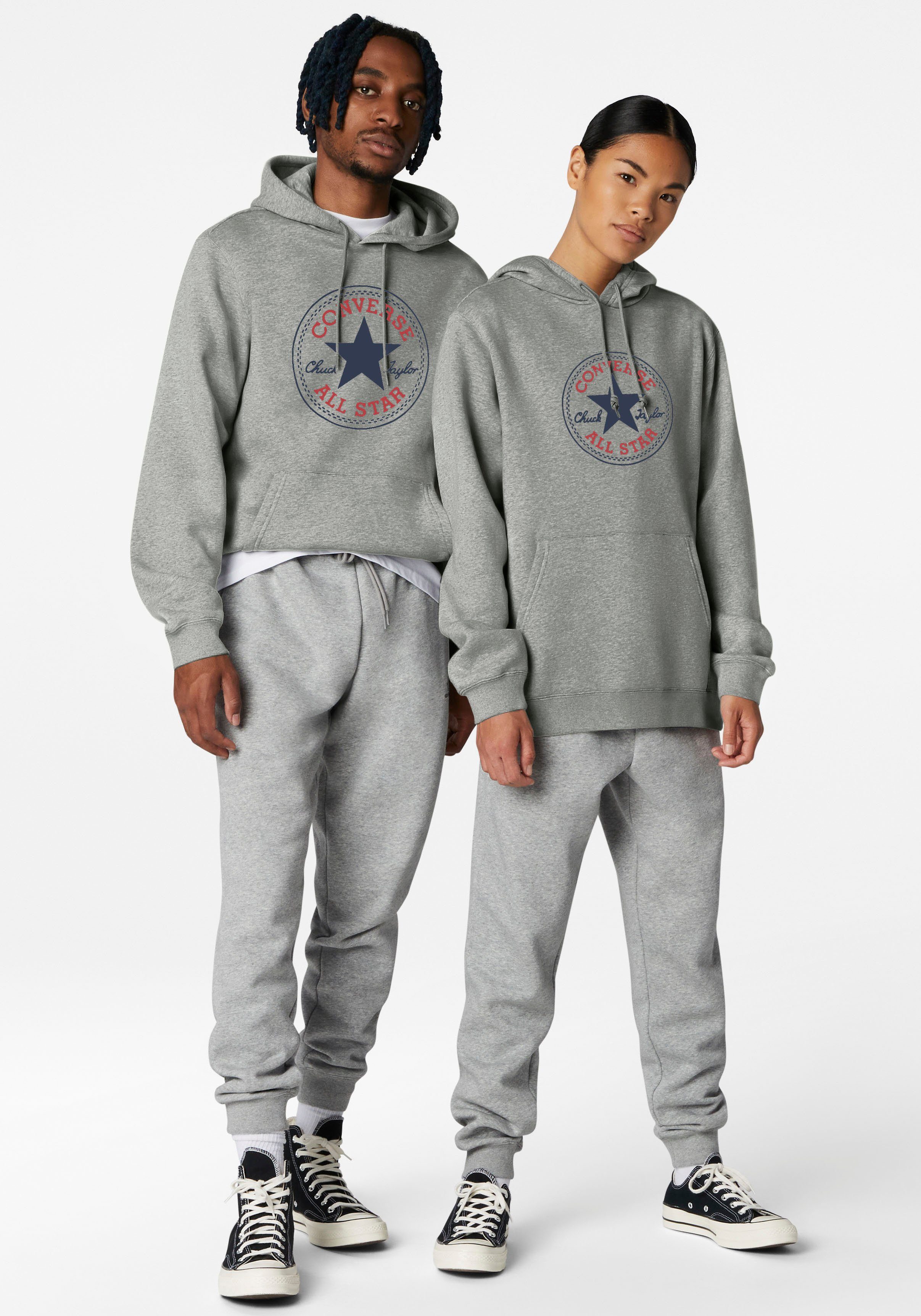 Converse Kapuzensweatshirt STANDARD FIT CENTER FRONT LARGE CHU