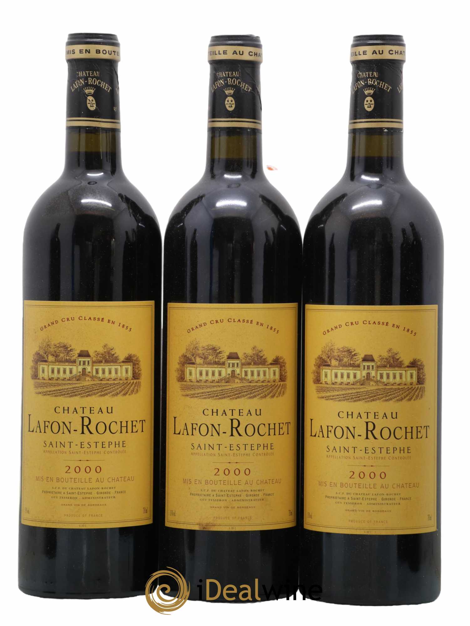 Château Lafon Rochet 4ème Grand Cru Classé  2000 - Lot de 12 Bouteilles