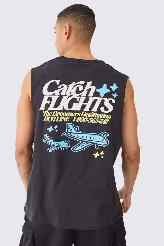 Oversize Tanktop mit Print
