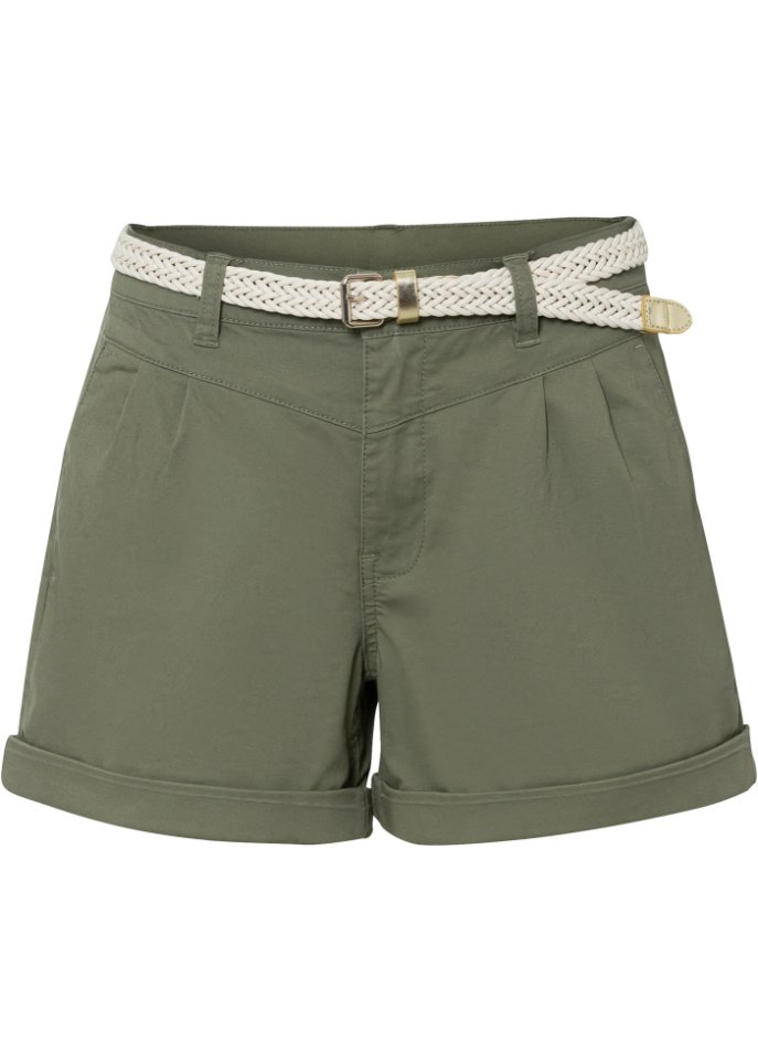 Shorts mit Gürtel