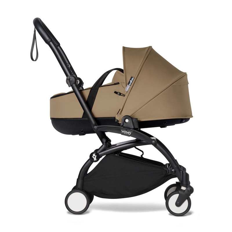 Poussette Yoyo2 4 roues châssis noir nacelle toffee Babyzen