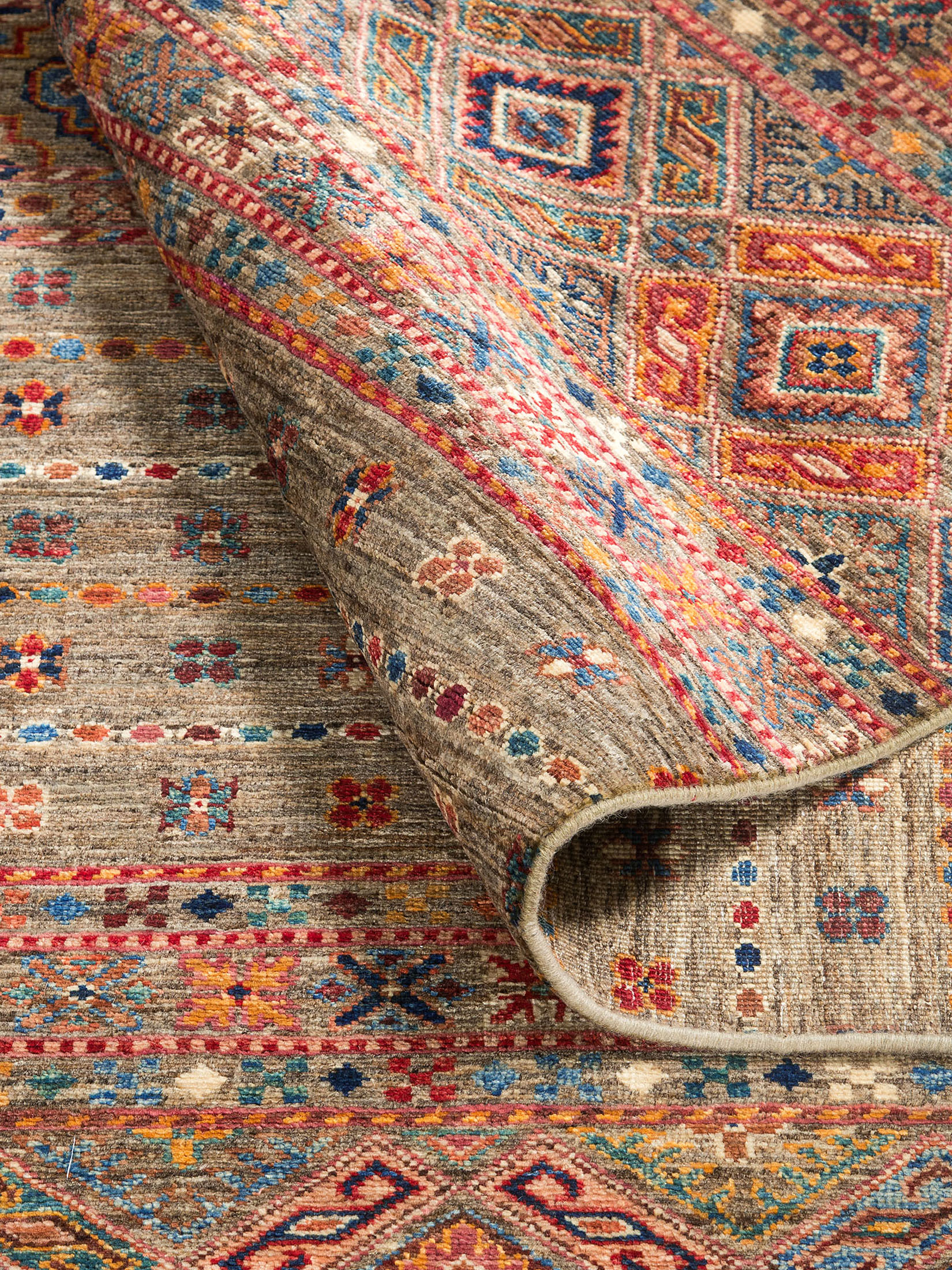 Chobi Schal ca. 174 x 241 cm, Unikat / Einzelstück
