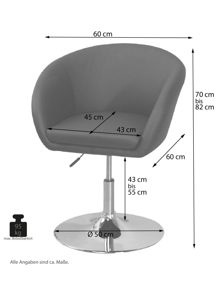 möbel-direkt Drehstuhl Dieter in Braun günstig kaufen 1 Stück