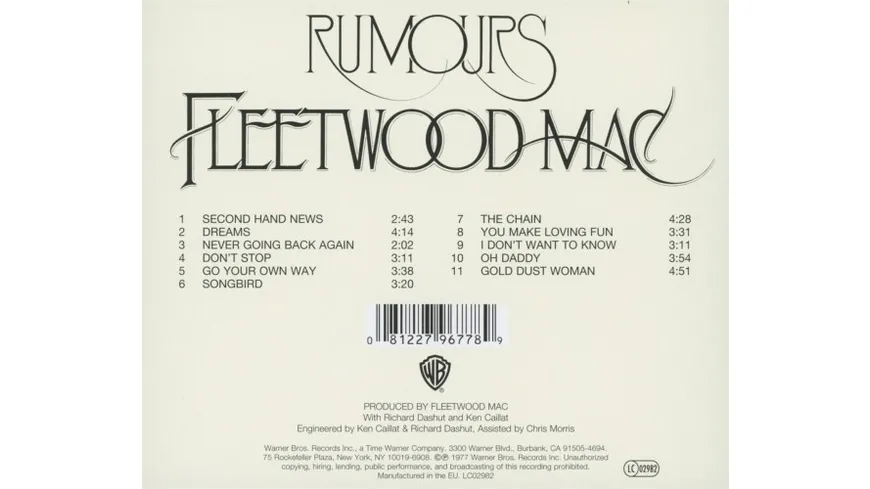 Rumours Remastered Version
