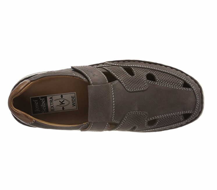 JOSEF SEIBEL Komfort Sandalen grau ANVERS 81