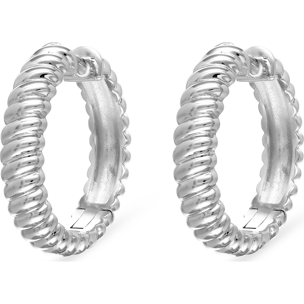 Jette Créoles 925 Argent Boucles d'oreilles