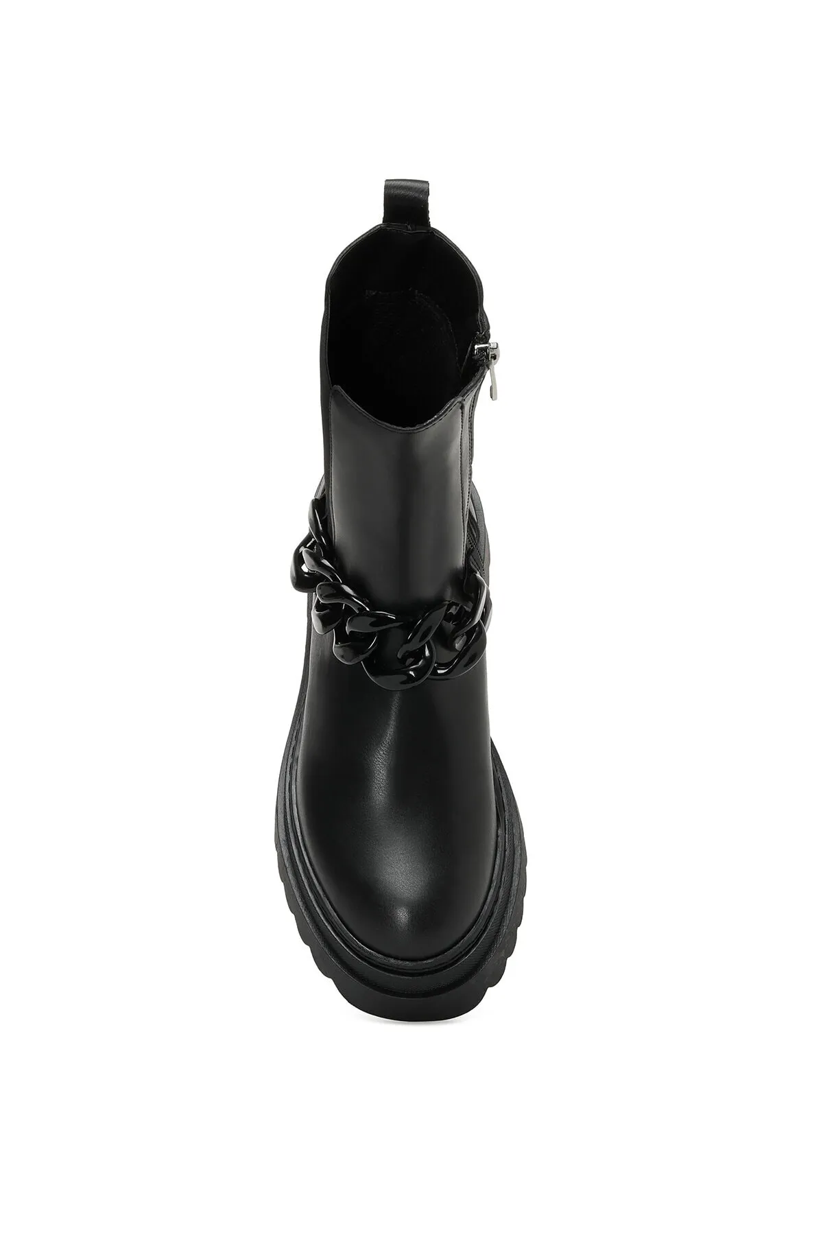 İnci  Stiefelette - Schwarz - Flacher Absatz