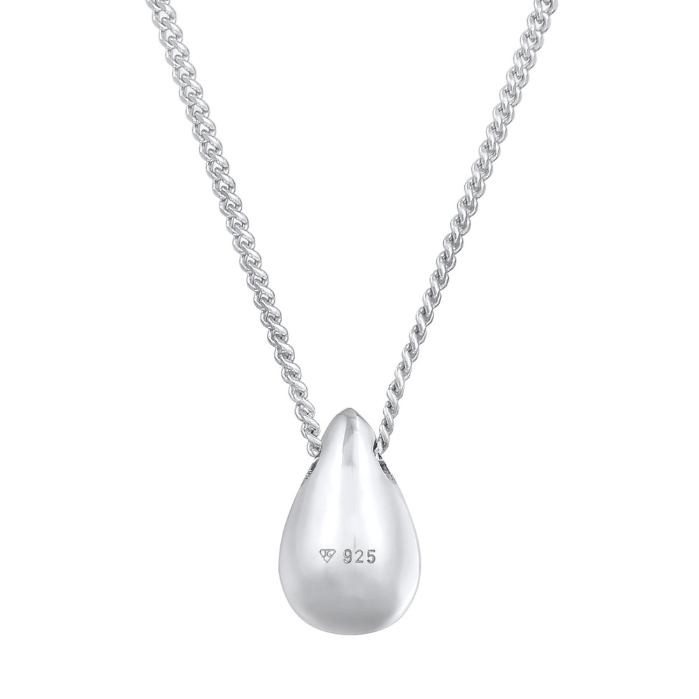 Elli Elli Collier Pendentif goutte d'eau pour femme Intemporel en argent massif 925 Bijoux
