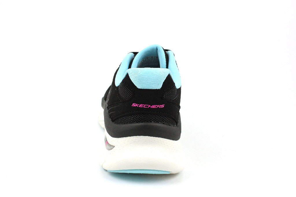 SKECHERS Freizeit Schnürer schwarz ARCH FIT D