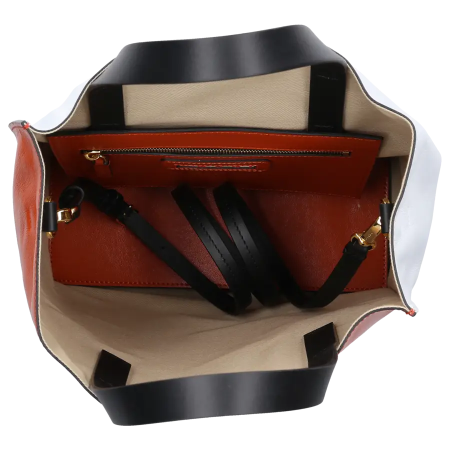 Marni - Shopper MUSEO Rindsleder - braun