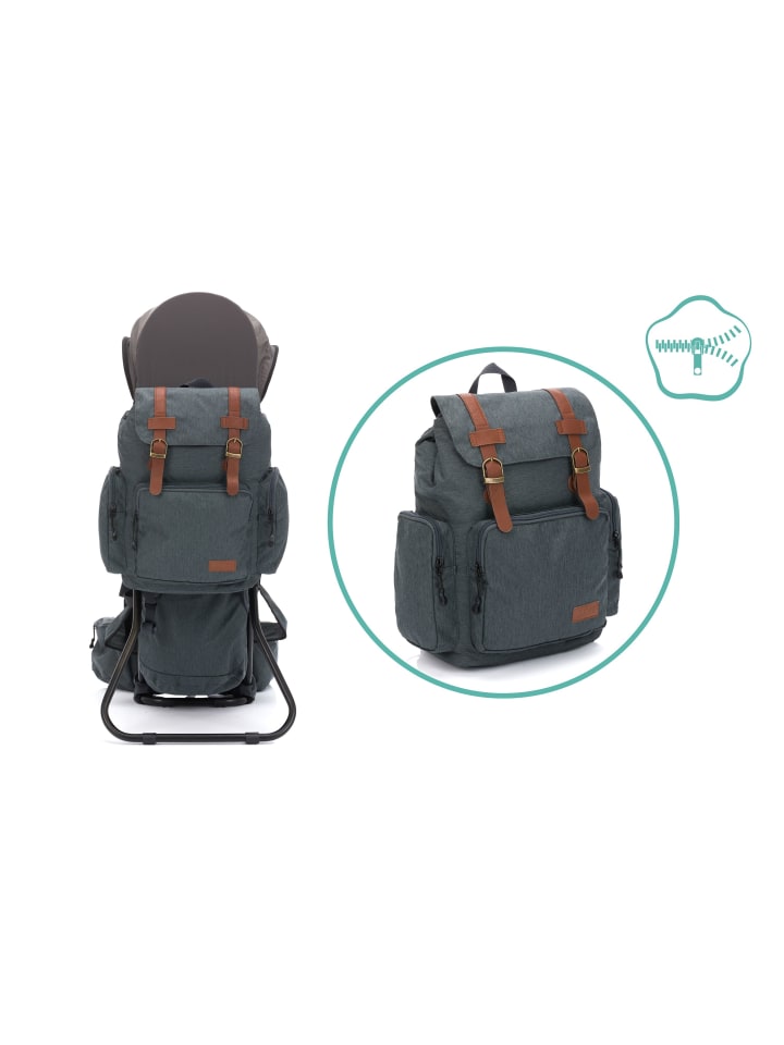 fillikid Rückentrage Premium Exclusiv in Melange Grau günstig kaufen onesize