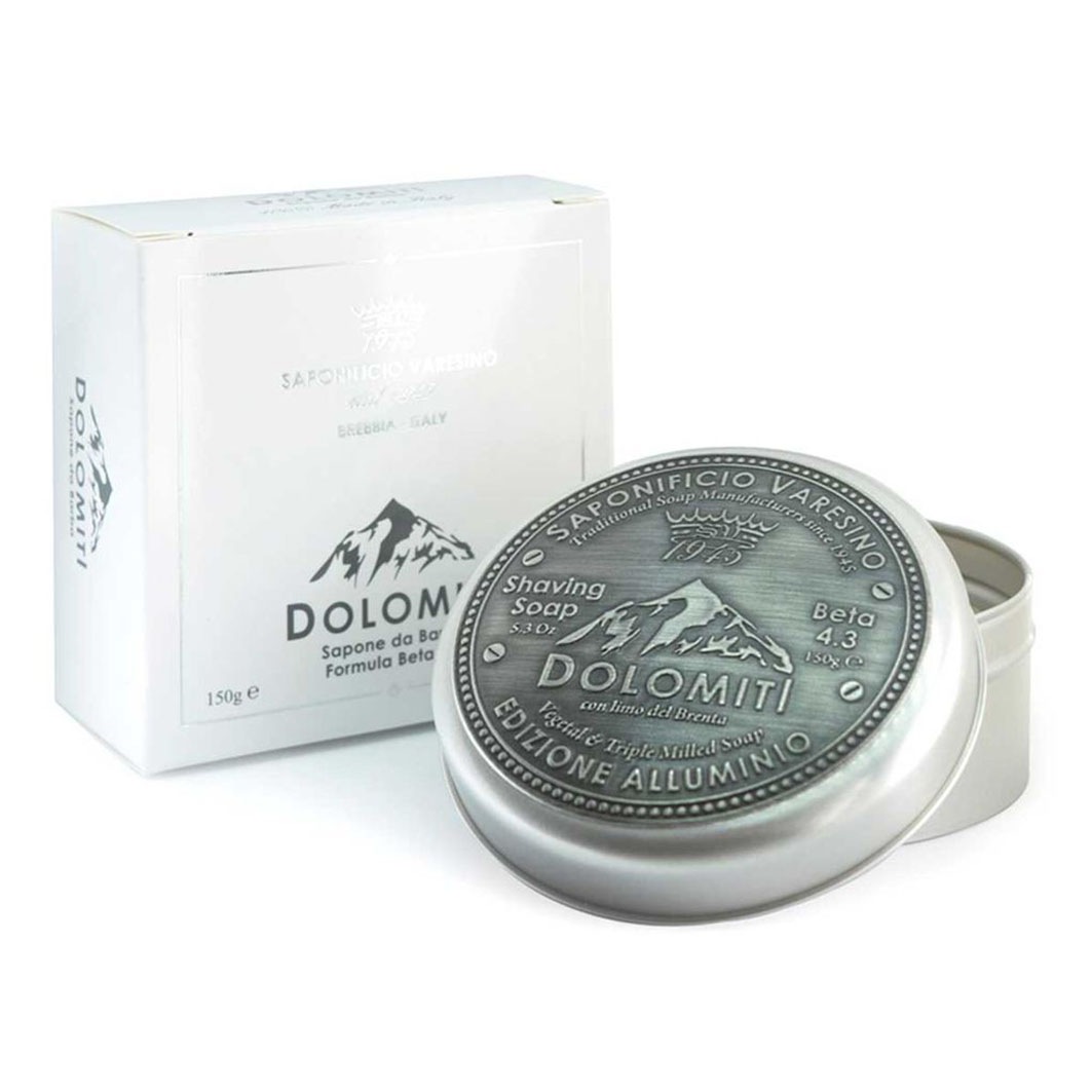 Dolomiti Shaving Soap Aluminium Jar