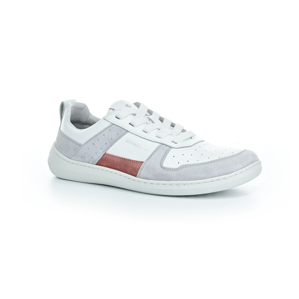 Skinners Oldschooler Leather Pink/White Barfußsneakers