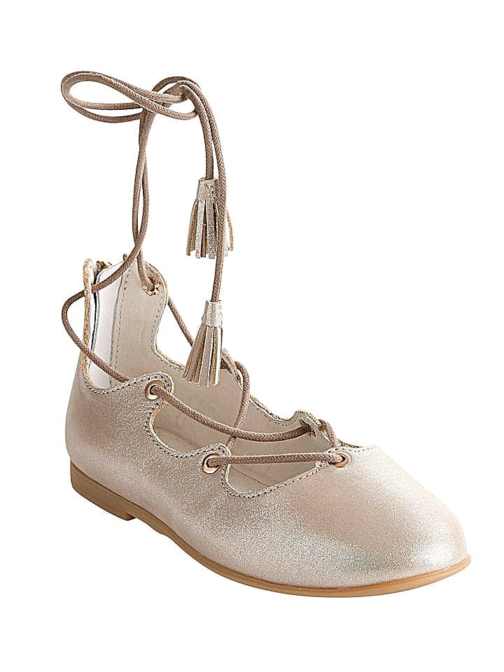 vertbaudet Leder-Ballerinas in Rosé günstig kaufen 25