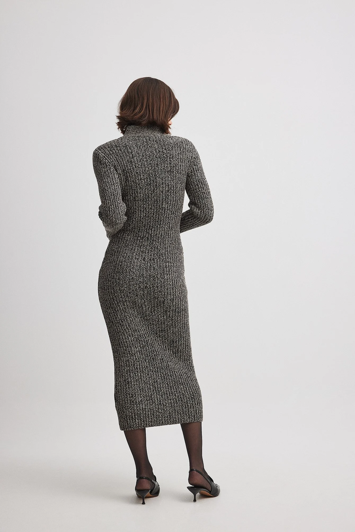 Gestricktes Midi-Kleid