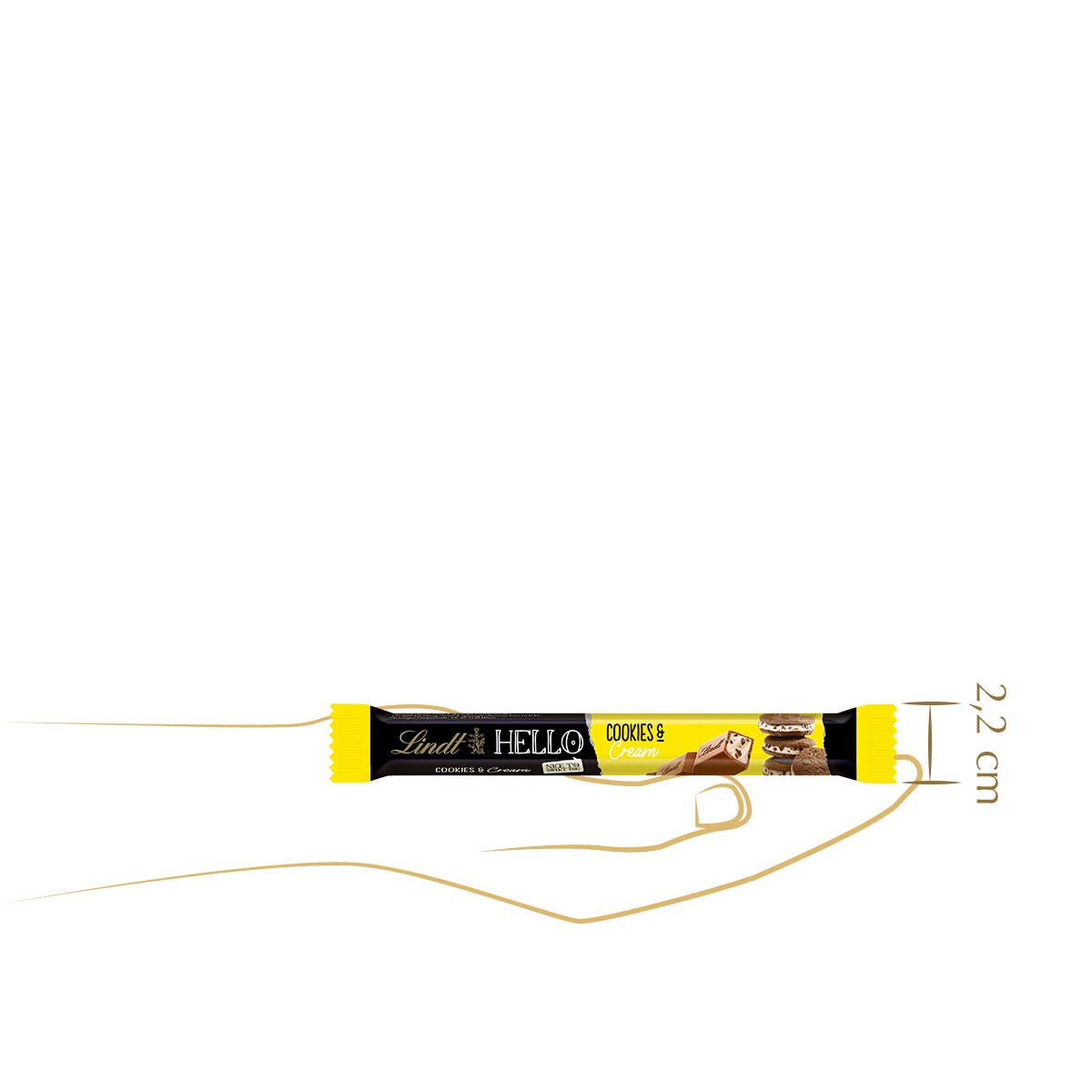 HELLO Cookies & Cream Stick, 39g