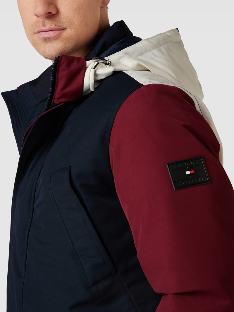 Daunenjacke mit Brusttaschen Modell 'ROCKIE' in blau