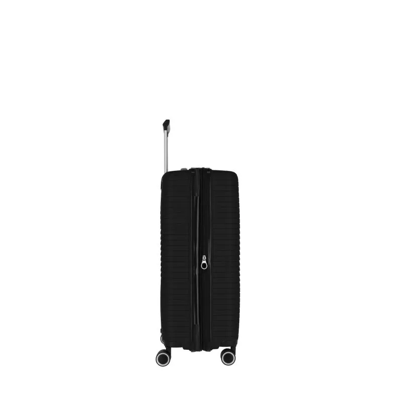 Travelite ORBITA Trolley M (67cm) mit 4 Rollen - Schwarz