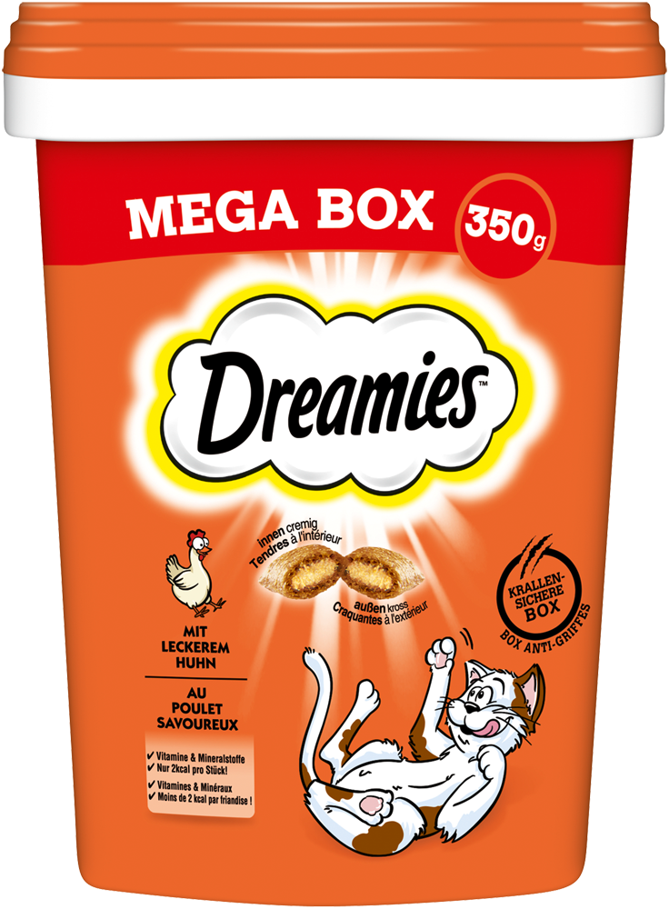 DREAMIES Mega Box mit Huhn 350g