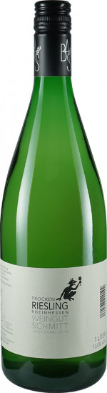 2022 Riesling Liter trocken Bio 1,0 L - Weingut Bürgermeister Adam Schmitt