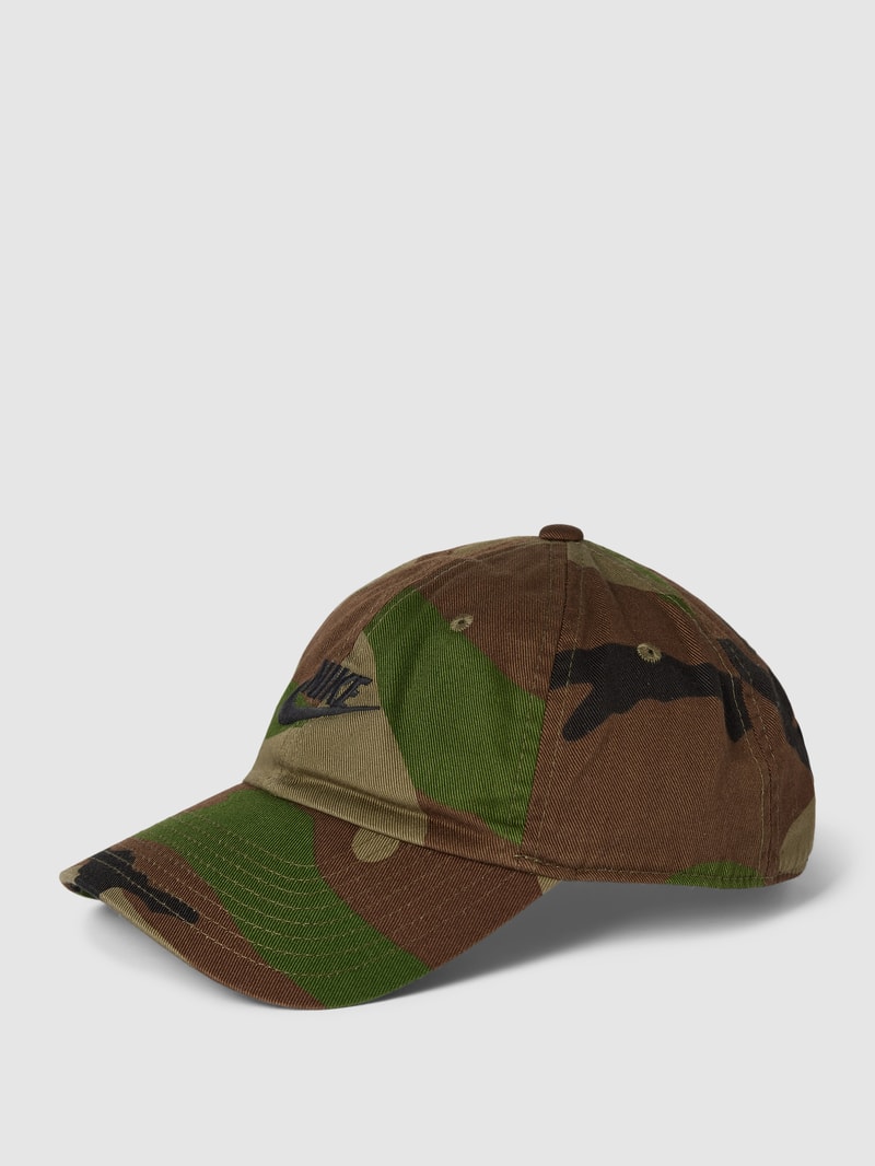 Basecap mit Camouflage-Muster in olivgrün