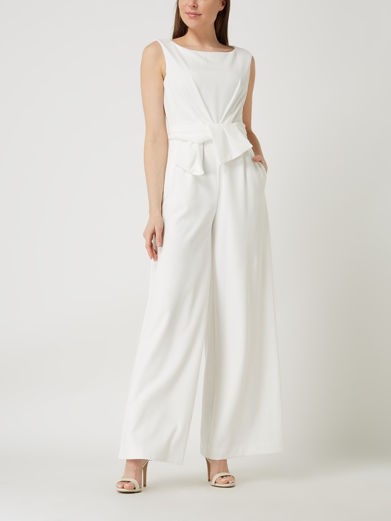 Jumpsuit mit Stretch-Anteil in offwhite