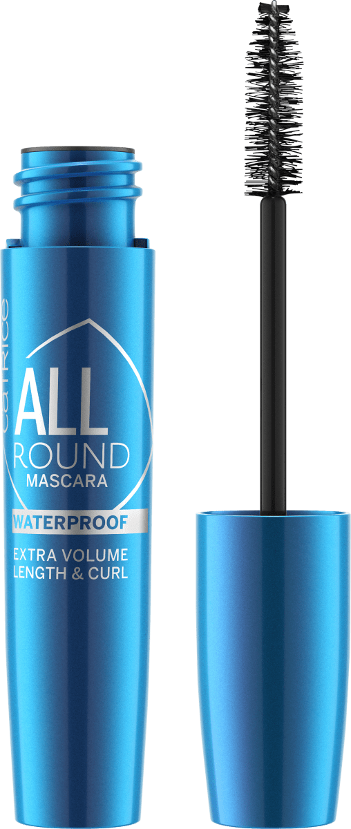 Mascara Allround Waterproof 010 Blackest Black, 12 ml