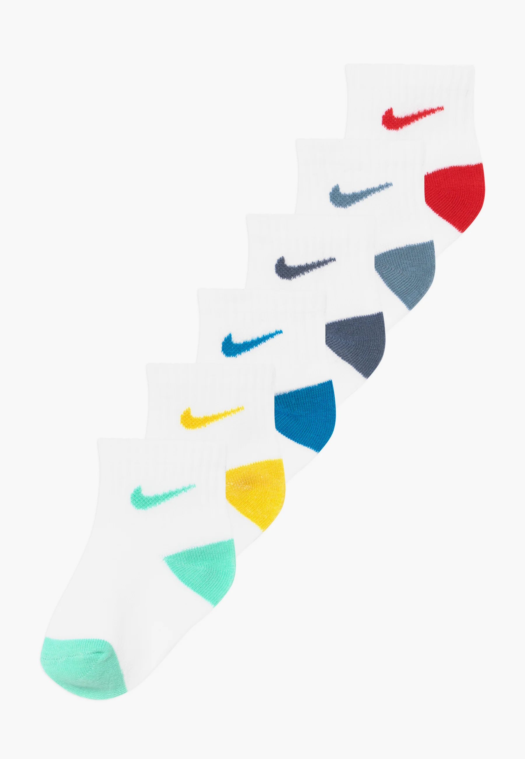 Nike Sportswear - Calcetines tobilleros para bebé (paquete de 6)
