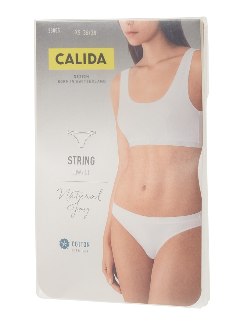 Low Cut String mit Modal-Anteil Modell 'Natural Joy' in weiß