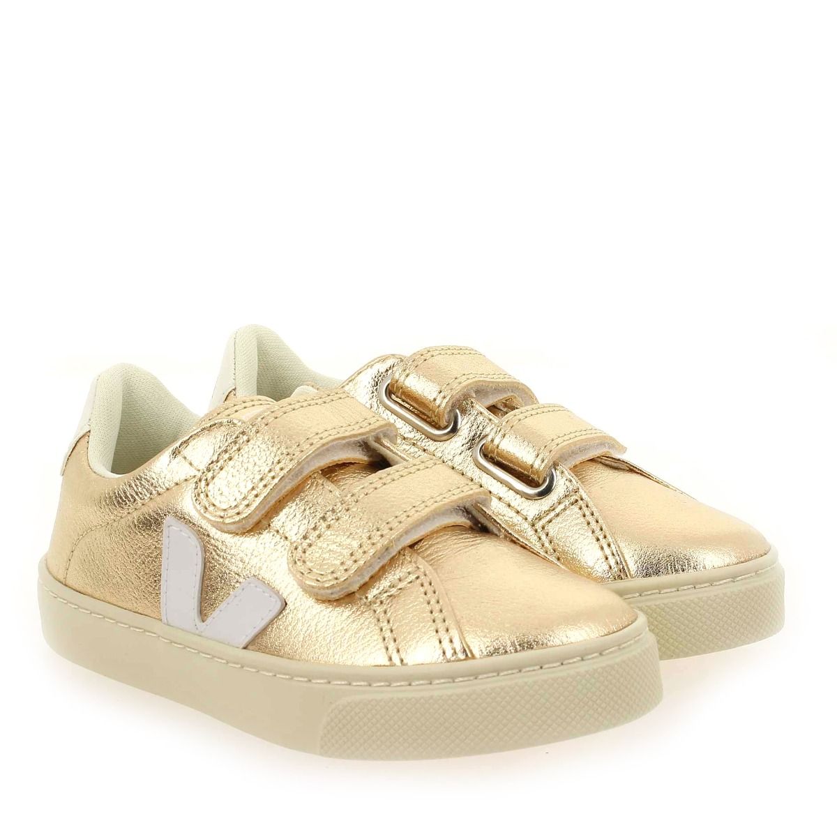 Veja  SMALL-ESPLAR-VELCRO - Platine Blanc