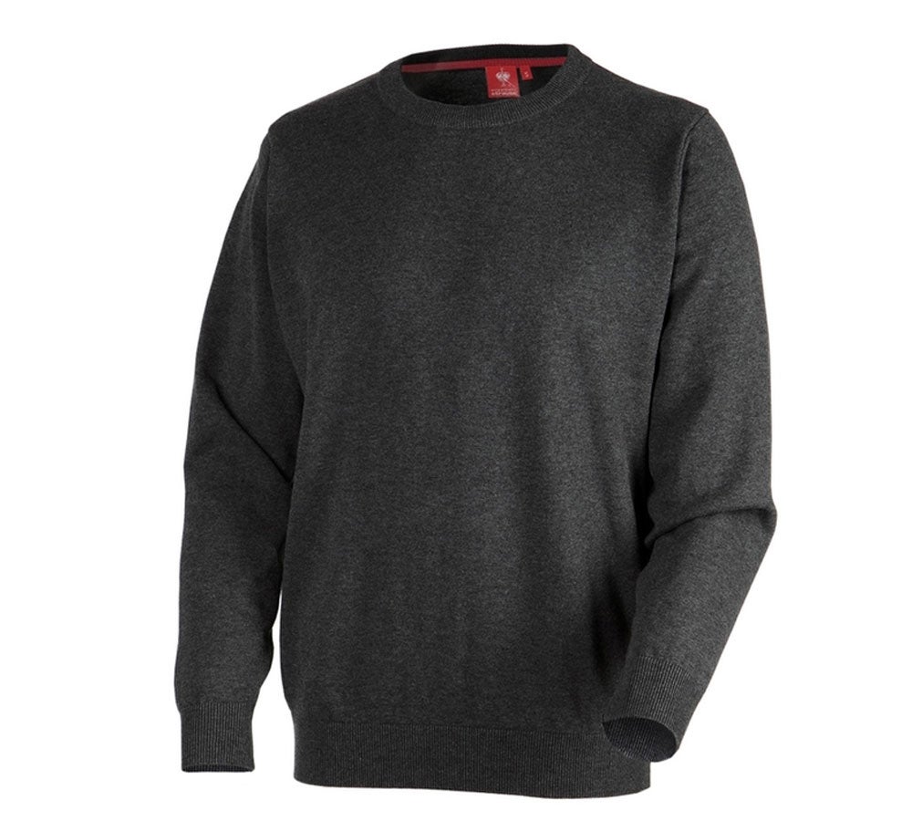 e.s. Strickpullover, rundhals