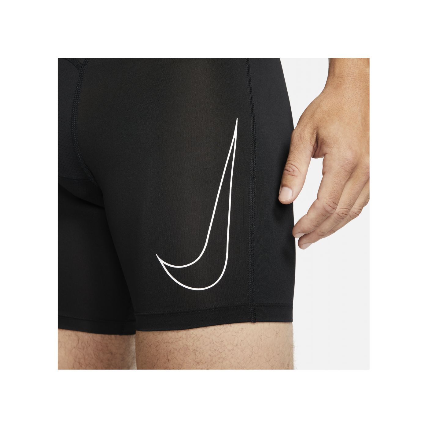 Nike Pro Short Schwarz Weiss F010