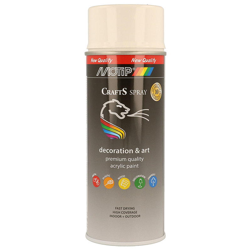 Crafts Spraymaling 400ml Klarhvit RAL9010 Crafts