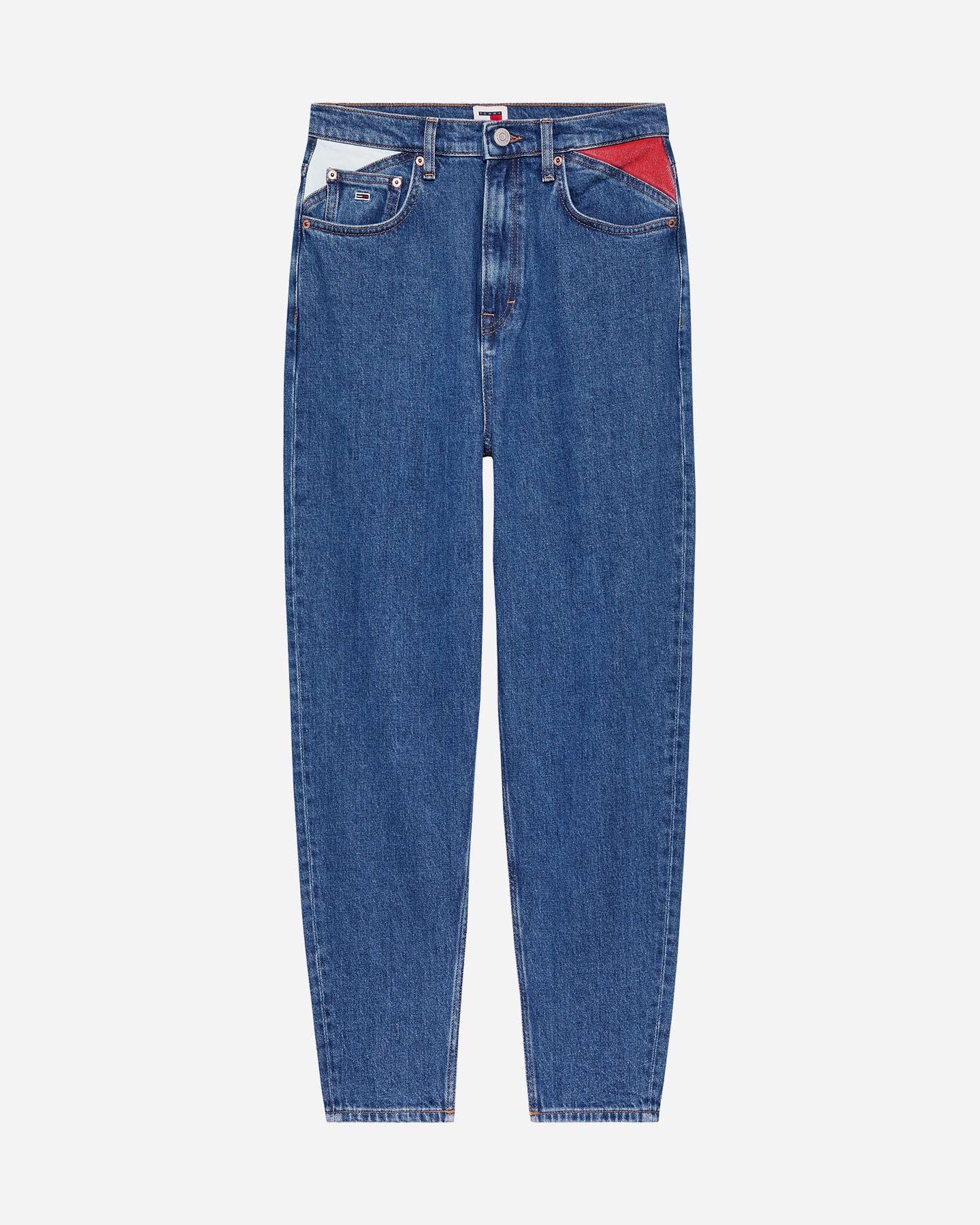 Jeansy Tommy Hilfiger Mom Flag L32 W DW0DW18572-1A5