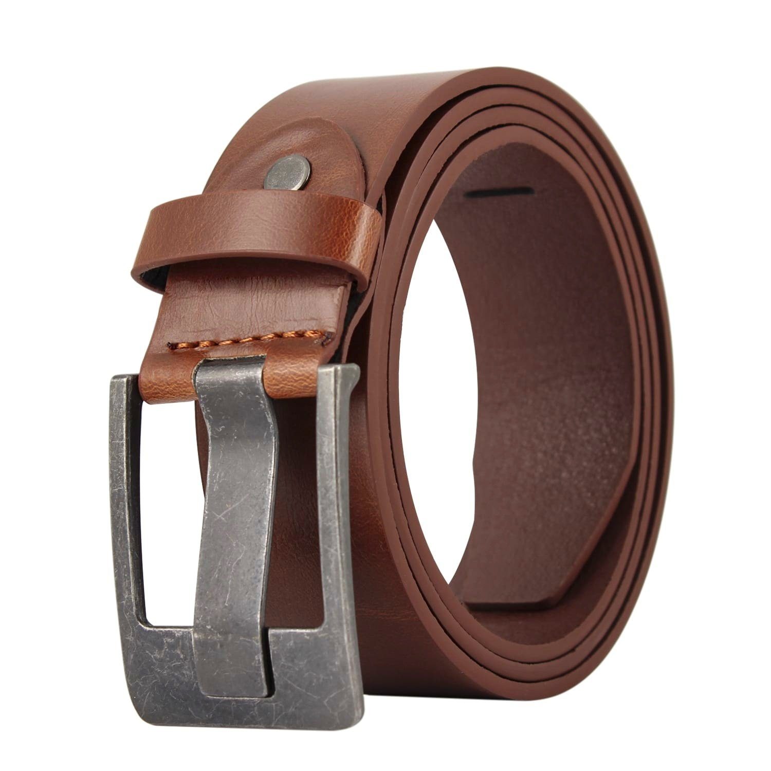LOFTY Ledergürtel Herren Gürtel Leder, Ledergürtel, Herrengürtel Herrengeschenk, Hochwertige Schnalle
