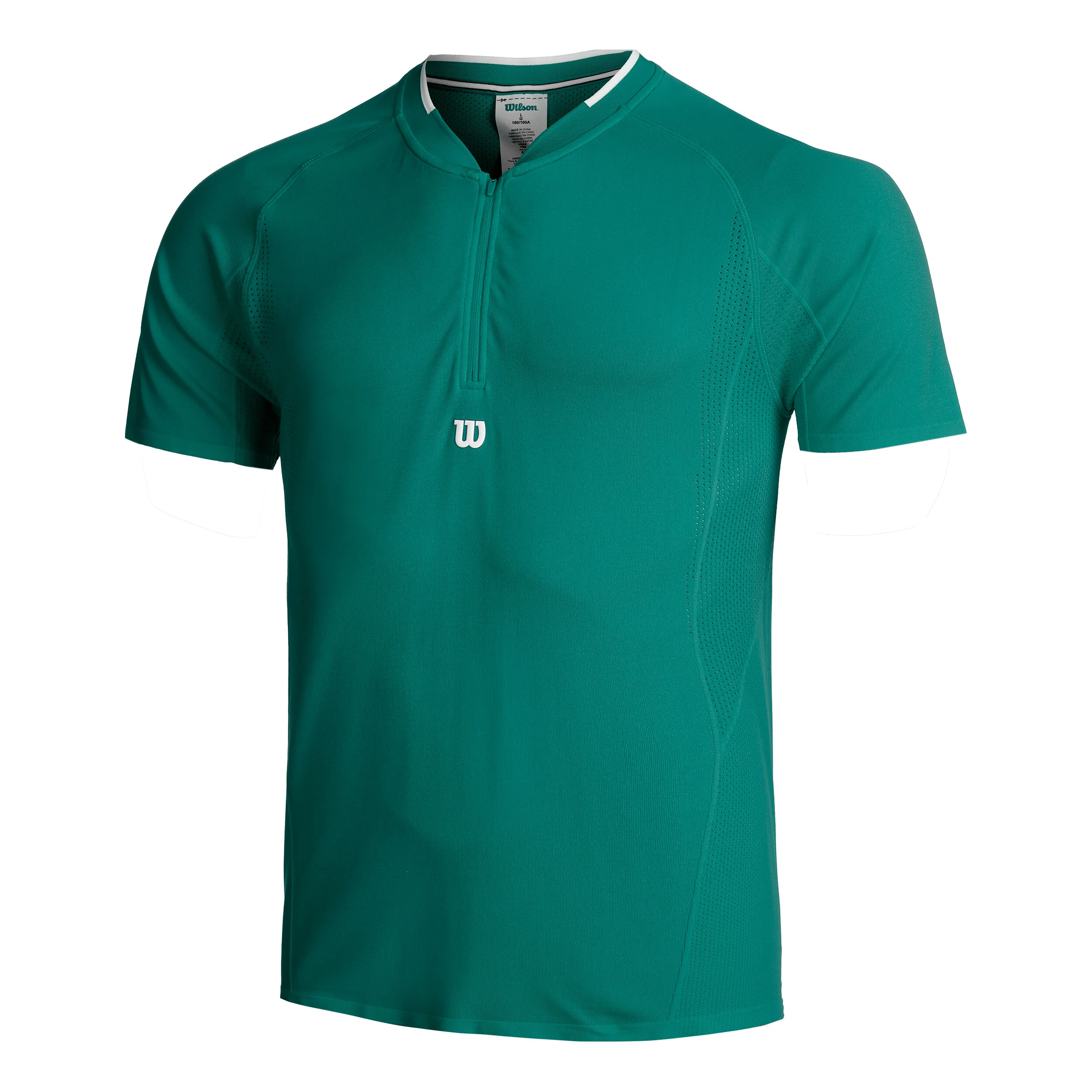 Players Seamless Zip Henley 2.0 T-Shirt Herren - Grün