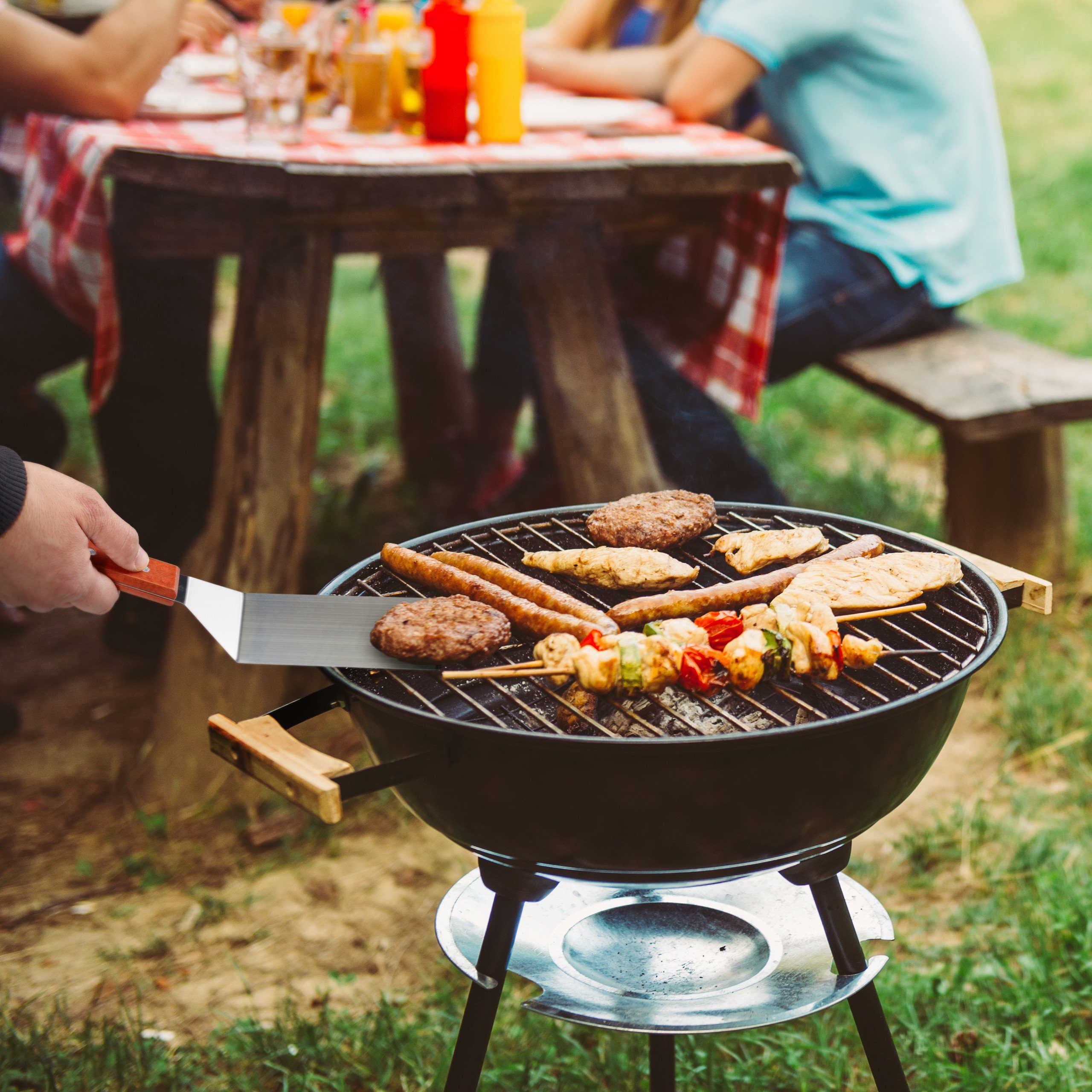 relaxdays Pfannenwender 3-teiliges Grill-Pfannenwender Set