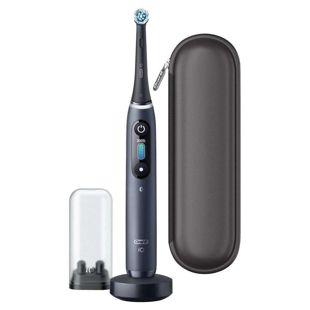 oral-b ORAL B iO BAD ELECT. iO 8 - Noire - Avec Etui de Voyage BROSSES A DENTS ELECTRIQUES RECHARGEABLES