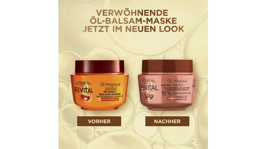 Elvital Maske Öl Magique Jojoba 300 ml