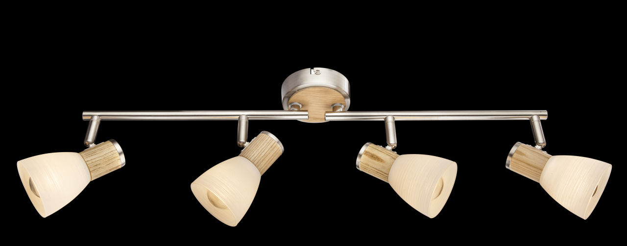 Globo Lighting - GYLFI - Strahler Metall Nickel matt, 4x E14