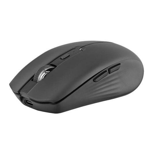 Mouse Bluetooth reîncărcabil DUAL CONNECT Negru - GRADIENT