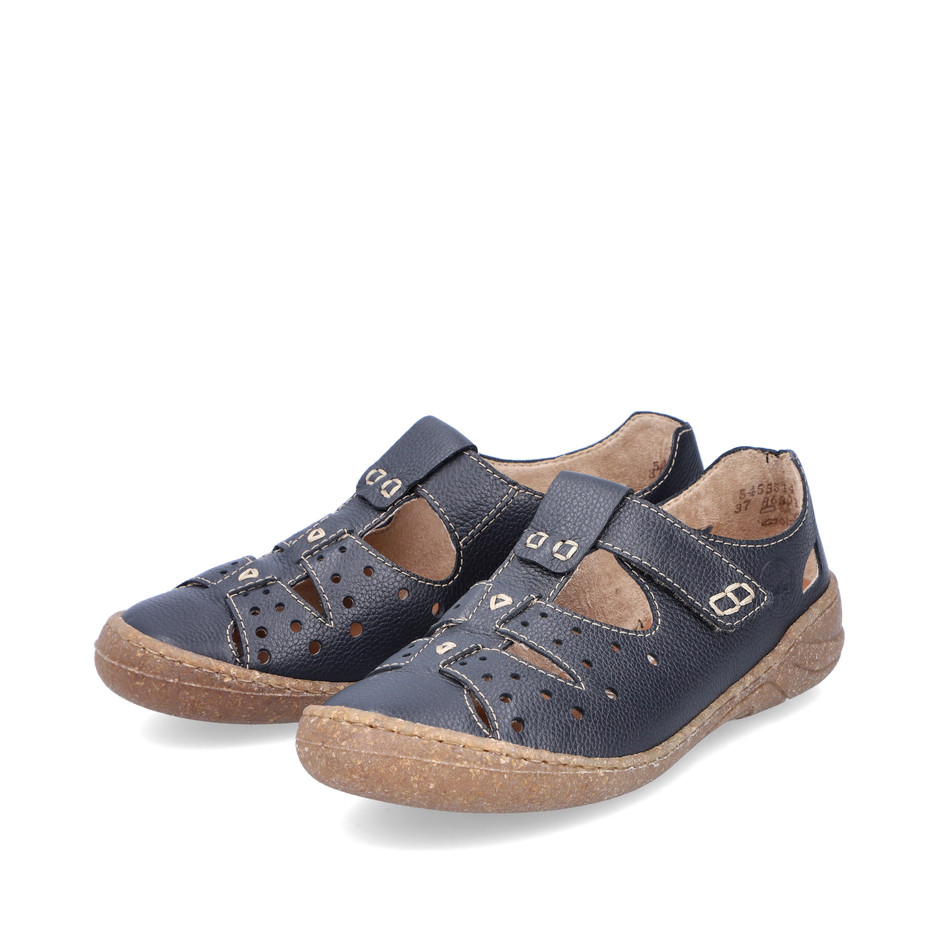 Rieker Damen Slipper marineblau